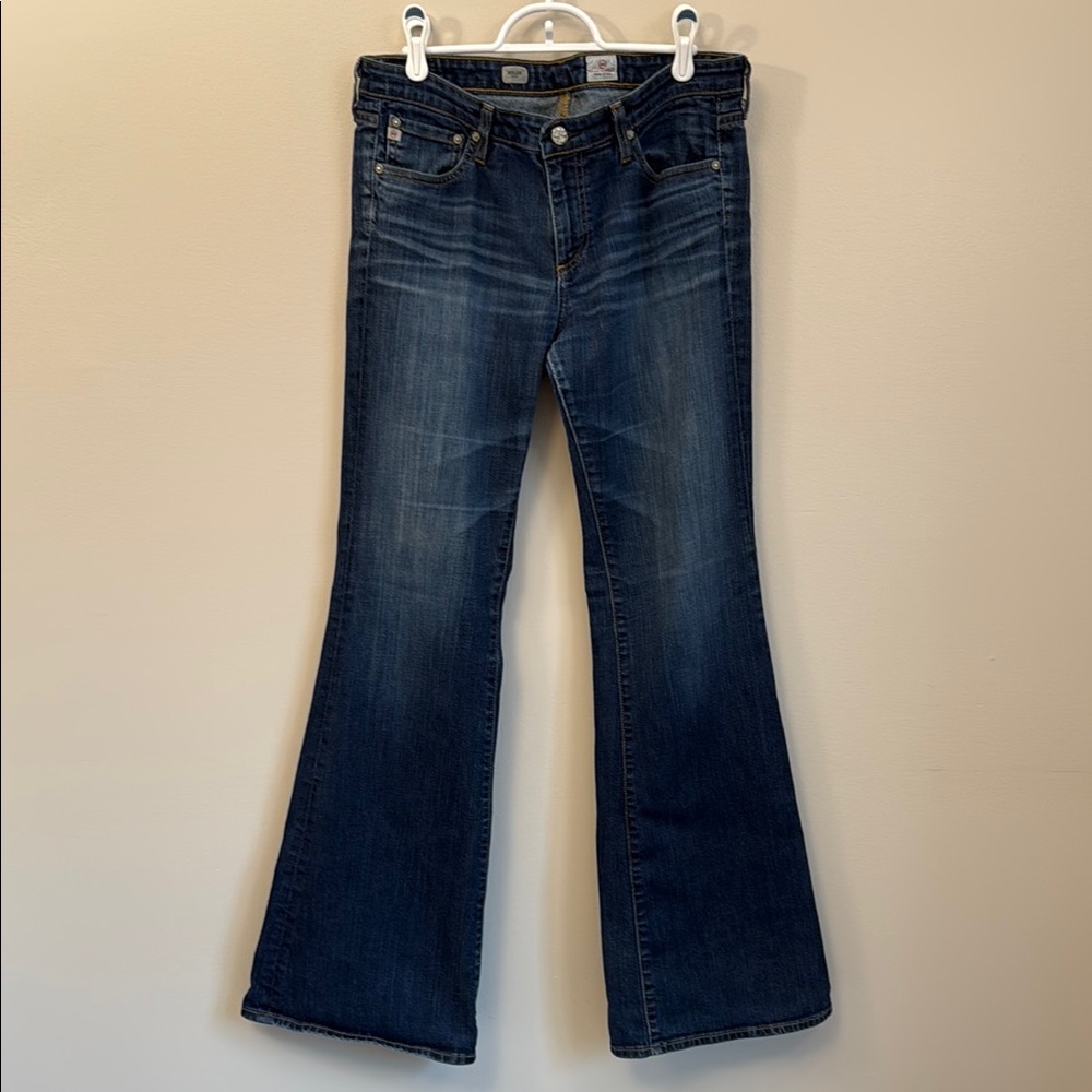AG Adriano Goldschmied Dark Blue Flare Jeans
